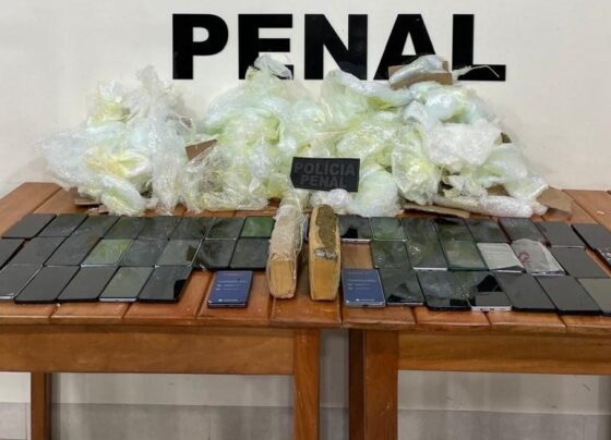 Polícia Penal apreende 48 celulares, entorpecentes e causa prejuízo ao crime de R$ 450 mil