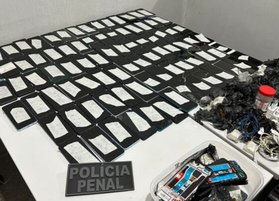 156 celulares são apreendidos no sistema prisional de Mato Grosso