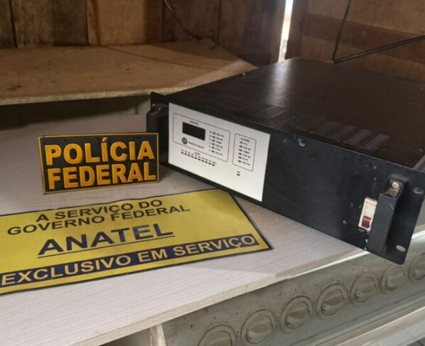 PF e Anatel fecham rádio clandestina no interior de MT