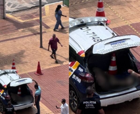 corpo deixado em carro da pm de Cuiaba ok