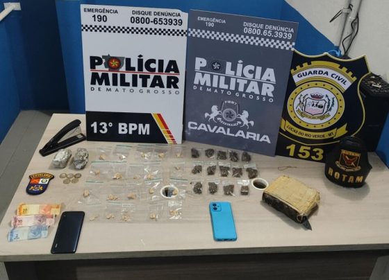 Integrantes de facção são presos por tráfico de drogas em Lucas do Rio Verde