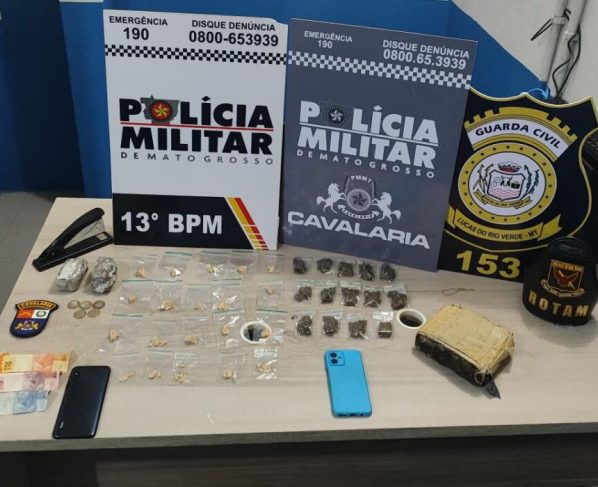 Integrantes de facção são presos por tráfico de drogas em Lucas do Rio Verde