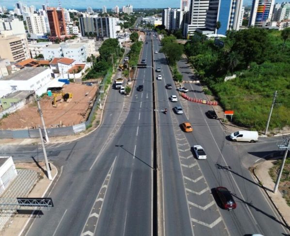 Obras no Complexo Viário Leblon avançam em três frentes