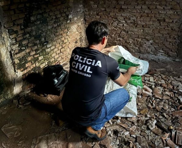 Polícia Civil desmonta ponto de armazenamento de armas e drogas em Cocalinho