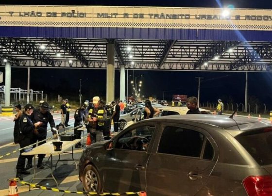Lei Seca prende quatro condutores e remove 22 veículos na estrada de Chapada dos Guimarães