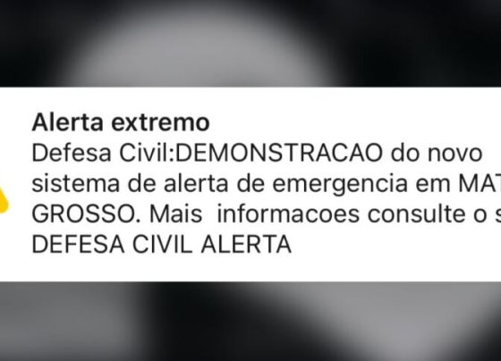 Defesa Civil testa sistema de emergência em Mato Grosso