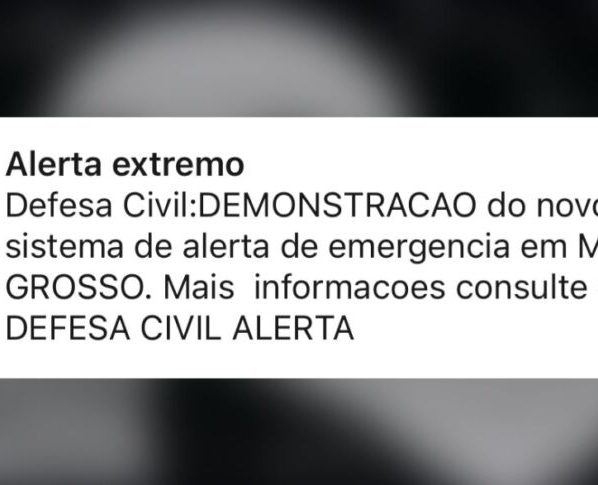 Defesa Civil testa sistema de emergência em Mato Grosso
