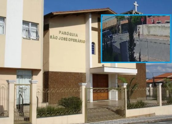 Veja vídeo! Imagem de São Miguel é vandalizada em igreja de Cuiabá