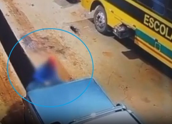 Vídeo flagra servidor furtando pneus de ônibus; homem foi preso