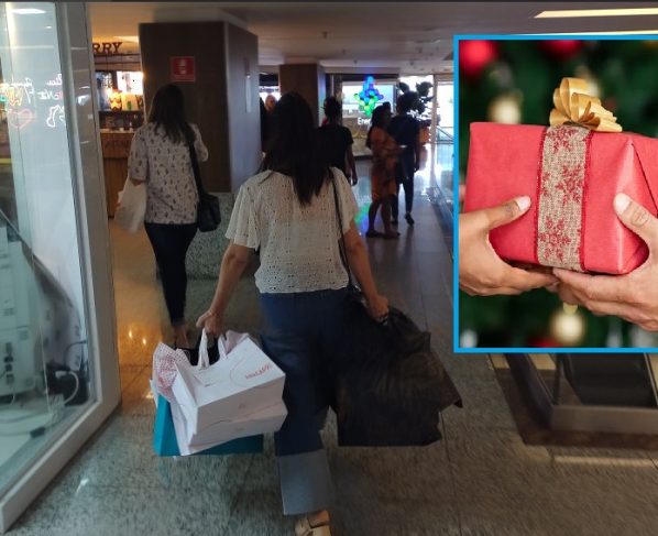 Em cima da hora, cuiabanos lotam shoppings em busca de presentes de Natal