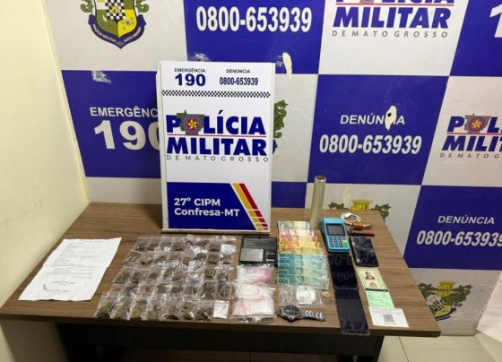 Casal de faccionados é preso pela PM após perseguição em motocicleta