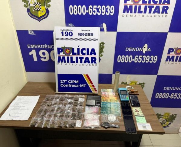 Casal de faccionados é preso pela PM após perseguição em motocicleta