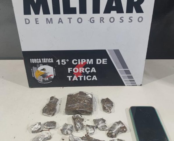 Adolescente é apreendido pela Força Tática em região de mata no Jardim Eldorado