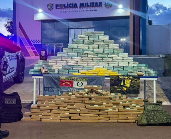 Apreensões de drogas crescem 19% em Mato Grosso no primeiro mês de 2026