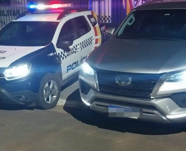 Câmeras do Vigia Mais MT auxiliam PM a recuperar Hilux roubada em Porto Estrela