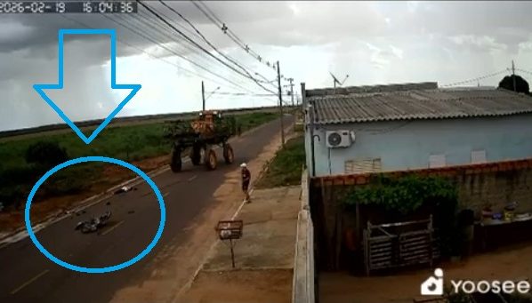 Veja vídeo! Jovem morre atropelado por pulverizador agrícola em cidade de MT
