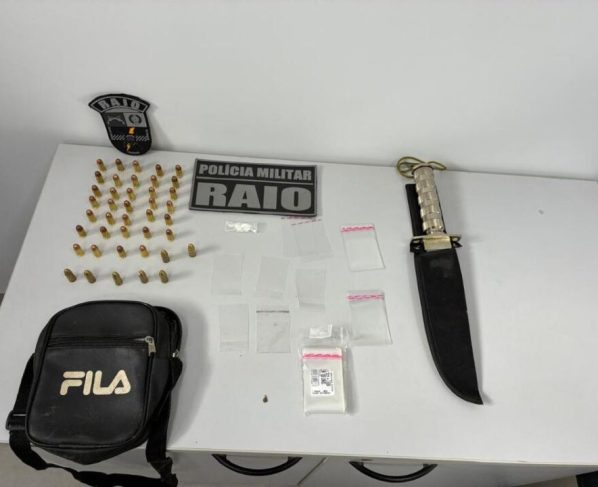 Equipes do Raio prendem foragido e fecham ponto de tráfico em Guarantã do Norte