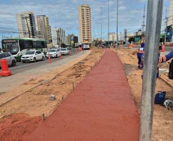 Obras do BRT seguem sem interdições totais em Cuiabá