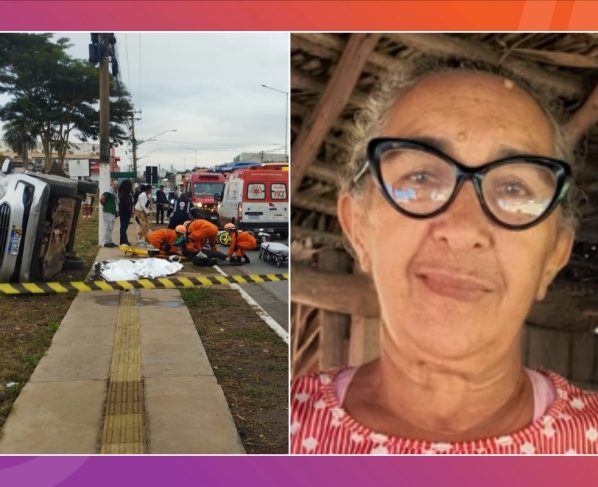 Alice da Silva Barros, de 64 anos, morreu após ser atropelada enquanto atravessava faixa em avenida de Várzea Grande. - Foto: Reprodução
