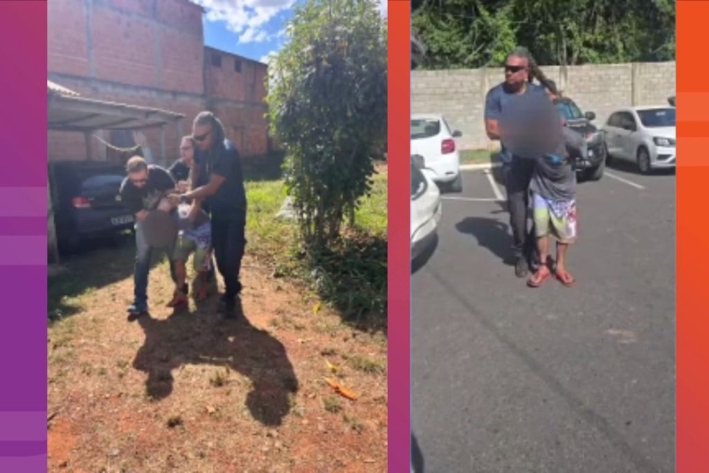 Trio foi preso por envolvimento em sequstro e roubo de jovem em VG. - Foto: Reprodução