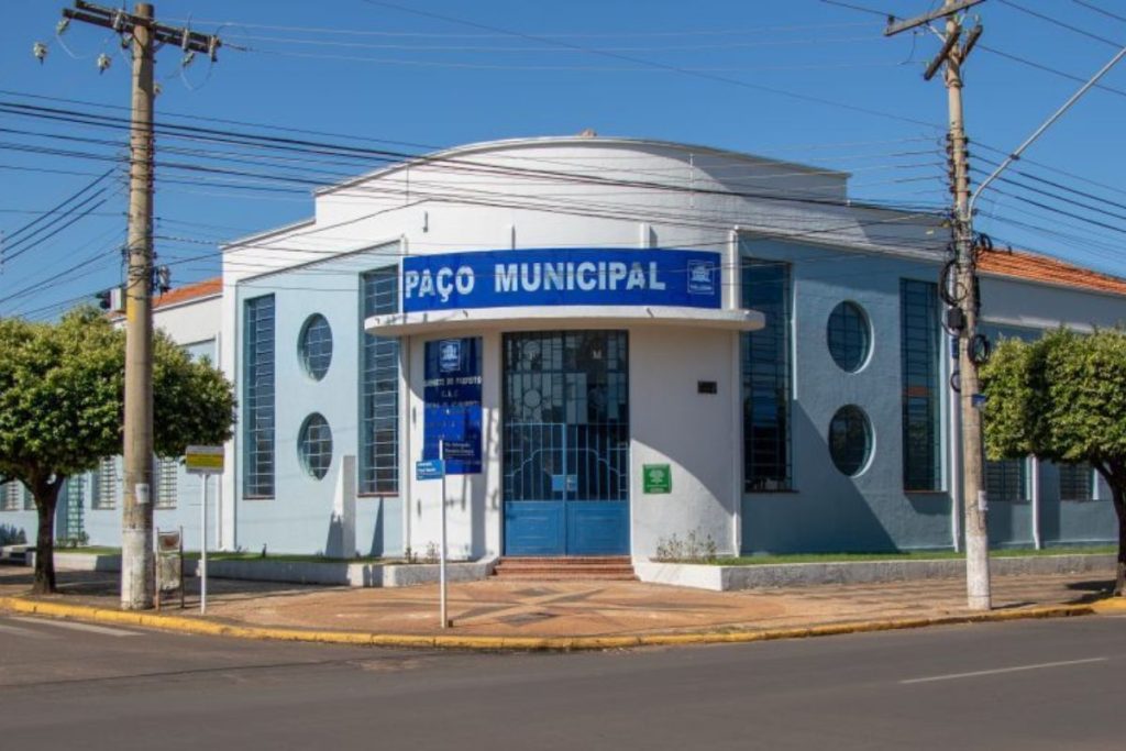 Fachada da Prefeitura de Três Lagoas. (Foto: Divulgação/Prefeitura de Três Lagoas)