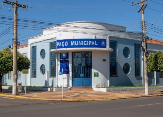 Fachada da Prefeitura de Três Lagoas. (Foto: Divulgação/Prefeitura de Três Lagoas)