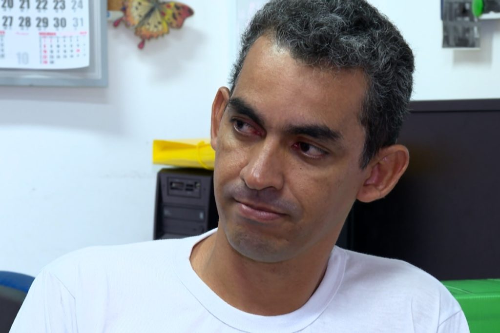 Mulher convive com problemas respiratórios após ter passado por trabalho análogo à escravidão. - Foto: Sílvio Sommavilla/ TV Centro América